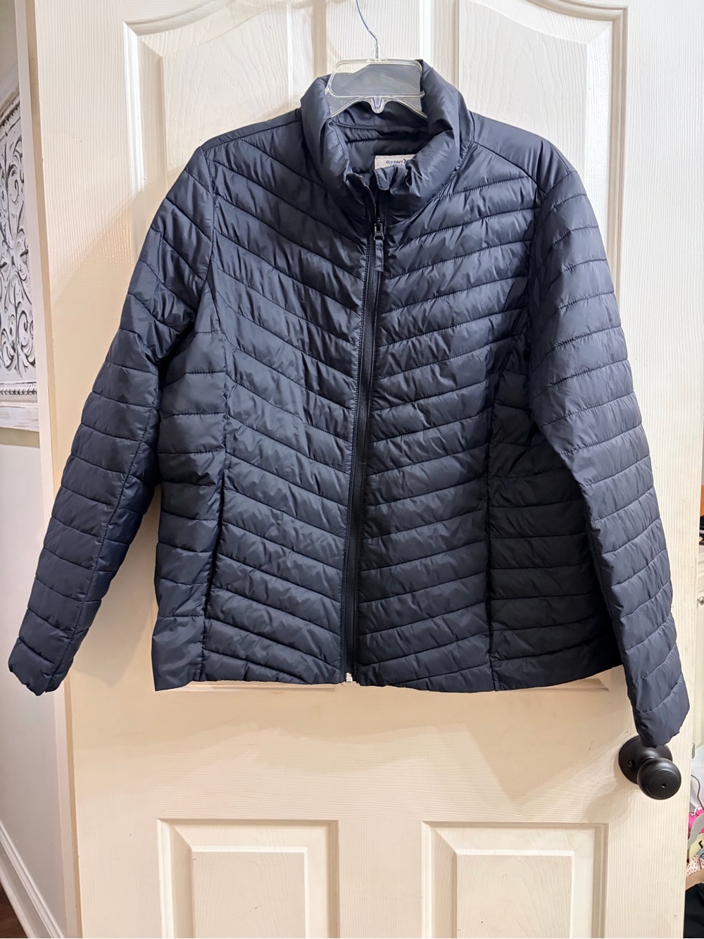 Old Navy Women's Quilted Puffer Jacket - Navy